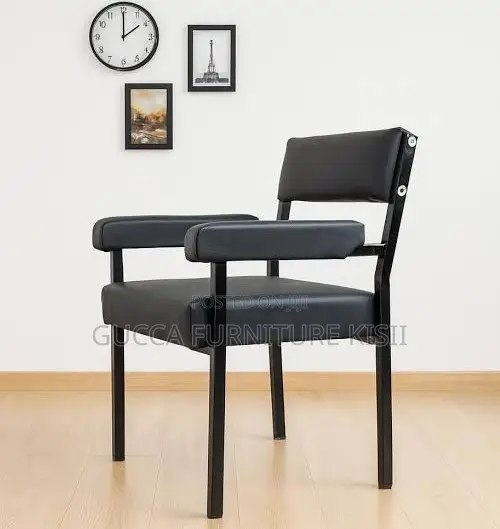 Ergonomic PU Leather Catalina Chair with Armrest - 1