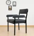 Kiti cha Ergonomic cha PU Leather Catalina chenye Armrest - 1