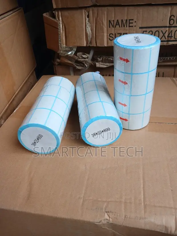 38x25mm Barcode Sticker Rolls (Brand New) - 1