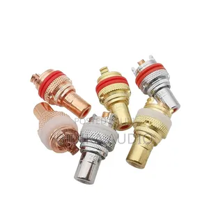 RCA Female Jack Socket Panel Mount AV Audio Connector