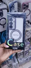 Kifaa cha Purple Glitter MagSafe kwa Samsung Galaxy S25 Plus - 1