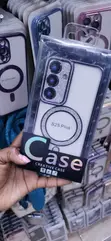 Kifaa cha Purple Glitter MagSafe kwa Samsung Galaxy S25 Plus - 2