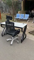 Brand New Black and White Study Table and Chair Set - 2