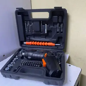 Compact Cordless 48-Piece Screwdriver Set with Case