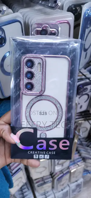 Kifaa cha MagSafe chenye Glitter kwa Samsung Galaxy S25 Series