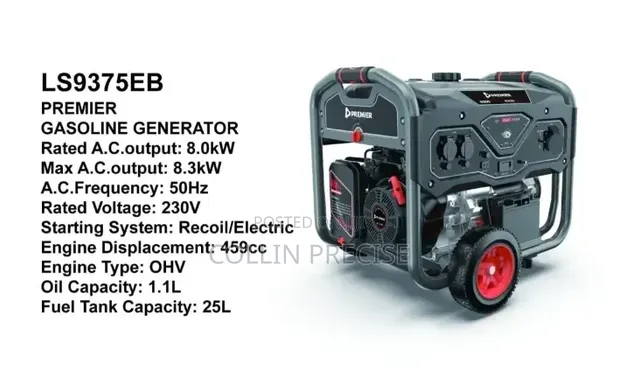Premier 8.3kW Gasoline Generator - 1