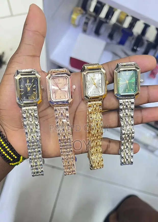 Saa ya Wanawake ya Gucci - Fedha na Dhahabu - 1