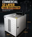 Commercial 12 Layer Food Dehydrator - Brand New - 1