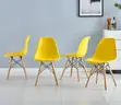 Yellow Ergonomic Eames Patio Chair - 2