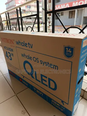 Vitron 43 Inch QLED Smart TV - Frameless 1080p