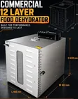 Premier 12 Layer Commercial Food Dehydrator - 2