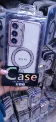 Creative Case Rose-Gold Glitter Magnetic Samsung Galaxy S24 FE - 1