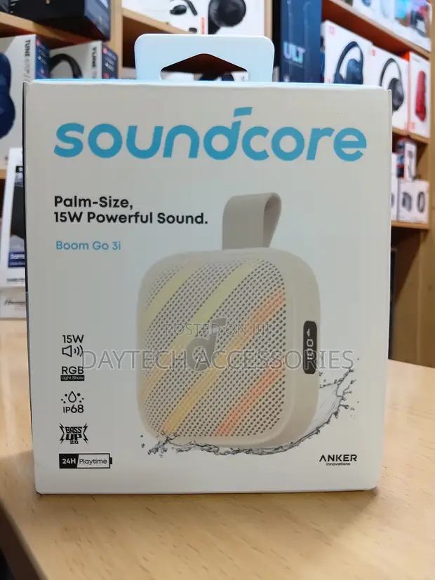 Anker Soundcore Boom Go 3i Portable Bluetooth Speaker - 1