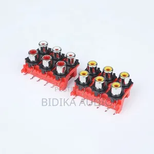 LianZhan 6-Pole Female RCA Jack Socket