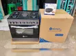 Nunix 60x70cm Standing Cooker - 4 Gas Burners + 1 Electric Plate - 1