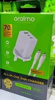 Oraimo HyperGaN 70W Fast Charger (3 Ports) - 2