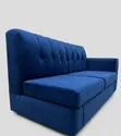 3 Seater Royal Blue Velvet Sofa - 2