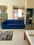 3 Seater Royal Blue Velvet Sofa - 3