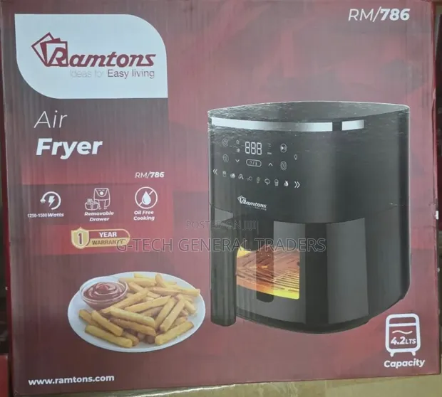 Ramtons 4.2L Digital Air Fryer (RM/786) - 1