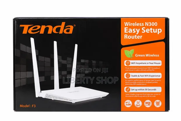Tenda WiFi Router - Wireless Internet for Home & Office - 1