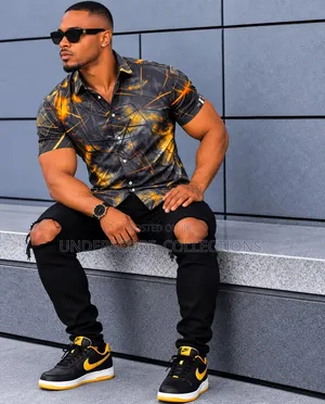Men's Short-Sleeved Stretch Casual Shirts