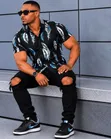 Men's Short-Sleeved Stretch Casual Shirts - 5