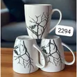 Set ya Mugs 6 za Keramik na Muundo wa Mti - 2