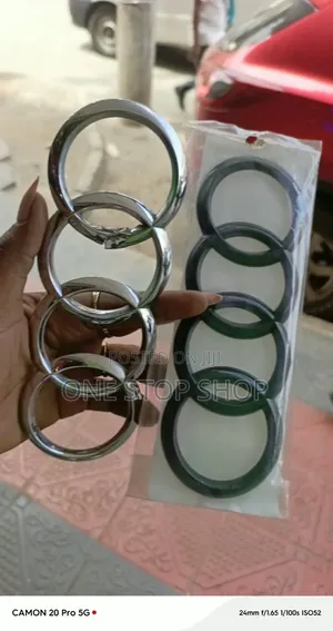 Audi Grille ya Radiator ya Mbele & Nembo ya Mlango wa Nyuma