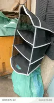 Mfuko wa Hifadhi Nyeusi wa Choo cha Gari na Kamba Nyeupe - 2