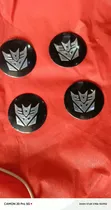 4pcs Universal Transformers Wheel Center Cap Stickers - 1