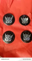 4pcs Universal Transformers Wheel Center Cap Stickers - 2