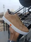Viatu vya Timberland Beige vya Ngozi vya Kawaida - 2