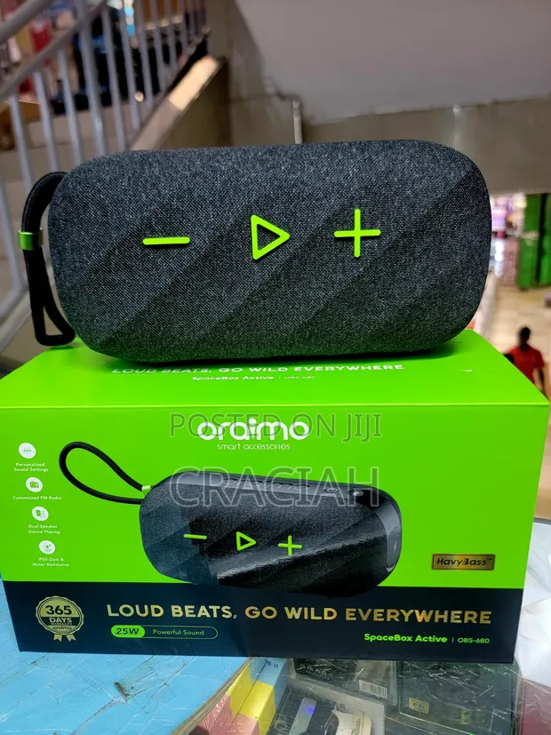Oraimo Space Box Active Bluetooth Speaker - 1