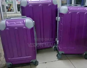 3-in-1 Fibre Luxurious Suitcase Travel Bag Set - Size 4