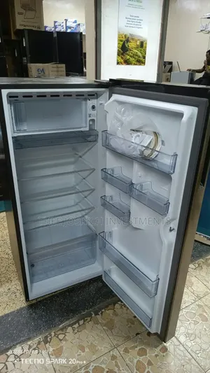 Haier 160L Single Door Refrigerator - Gray