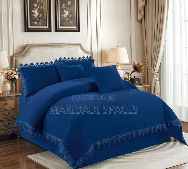 Set ya Duvet ya Ubora wa Juu 6x7 na Bedskirt - 1