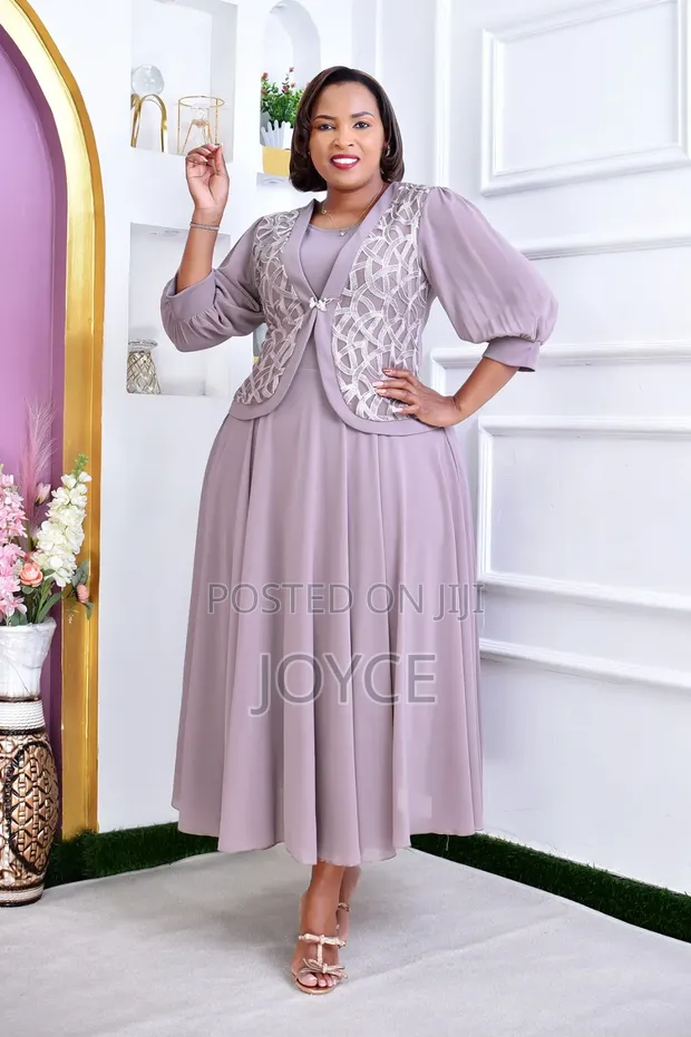 Long Chiffon Dress Up to Size 54 - 1