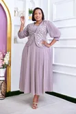 Long Chiffon Dress Up to Size 54 - 1