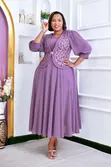 Long Chiffon Dress Up to Size 54 - 2