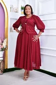 Long Chiffon Dress Up to Size 54 - 4