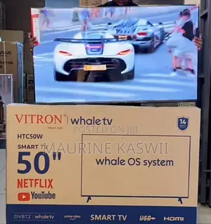 Vitron 50" Smart 4K TV - Mpya Kabisa
