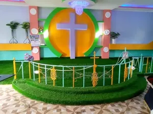 Artificial Turf Grass Carpet ya Mwonekano wa Kiasili