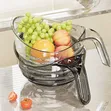 Acrylic Colander - Kitchen Fruit & Vegetable Strainer - 1