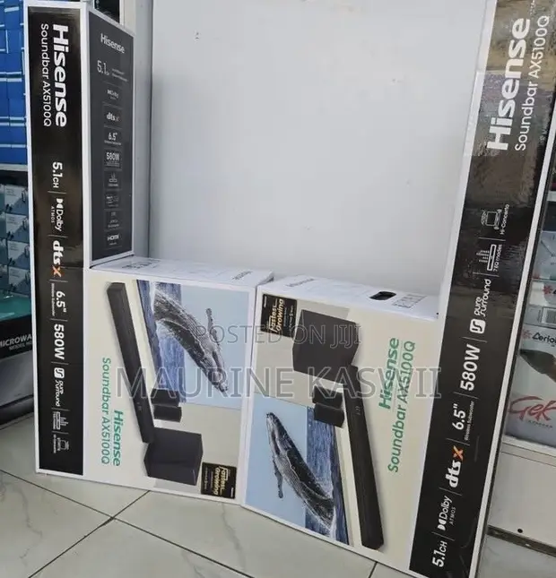 Hisense AX5100Q 580W 5.1ch Dolby Atmos Soundbar System - 1