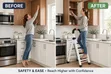 4-Step Folding Ladder with Safety Handle - 2