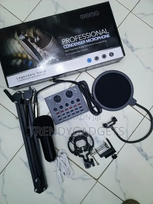 BM800 Condenser Microphone Kit with V8 Sound Card - 1