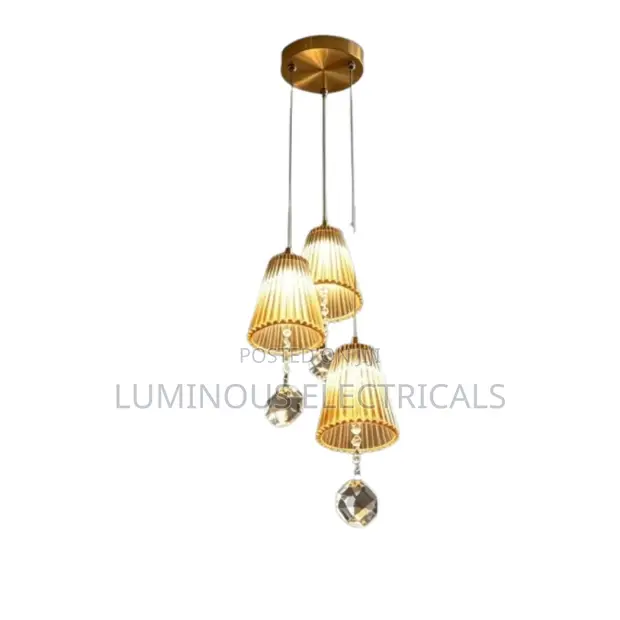 Luxury Living Room Chandelier - Gold Pendant - 1