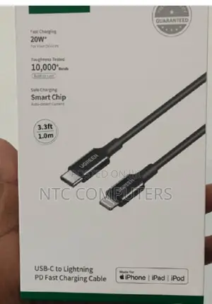 Ugreen USB-C to Lightning PD Fast Charging Cable 20W 1m