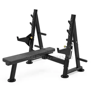 Heavy-Duty Commercial Bench Press with Safety Hooks