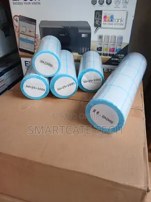 Roli ya Stika za Thermal (800pcs) kwa Printa za Barcode